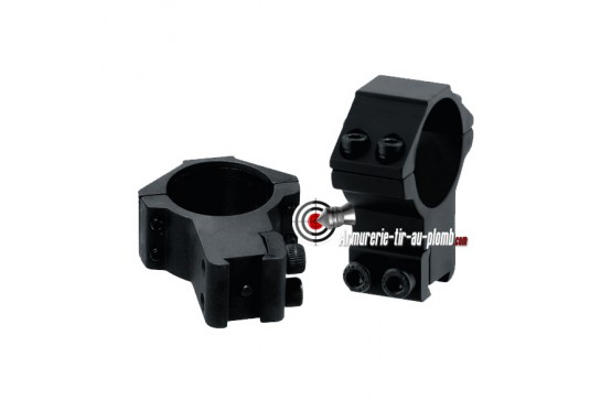 Colliers de montage haut pour lunette de 30 mm - 11 mm