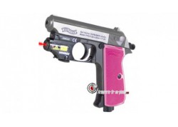Walther PPK Pink Maiden - Culasse nickel + laser à 1 € supplémentaire