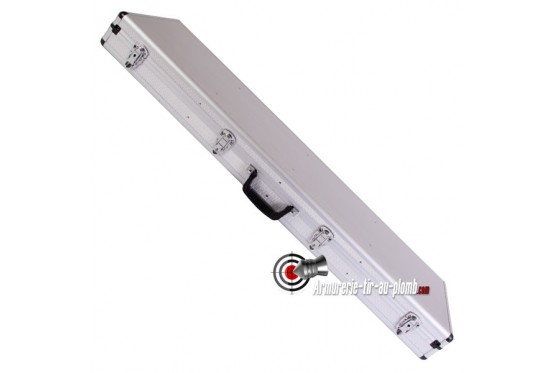 Mallette aluminium pour deux armes longues - 123 cm