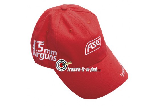 Casquette rouge ASG - Licensed Airguns