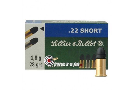 Cartouches Sellier & Bellot .22 LR Short