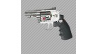 revolver CO2 Dan Wesson 2.5" chromé à plombs diabolo