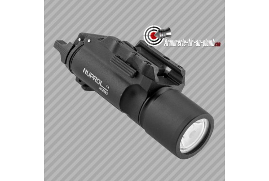 Lampe tactique 200 lumens pour  pistolet ou fusil 