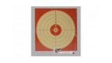 Lot de cibles de tir en carton centre rouge 14 x 14 cm