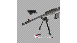 Bipied UTG Tactical OP-2 métal QR rail picatinny