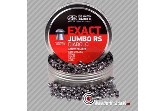 Plombs JSB Exact Jumbo RS Diabolo - 5.52 mm