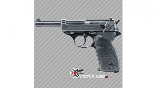 Pistolet à billes acier Walther P38 Legendary calibre 4.5mm bbs
