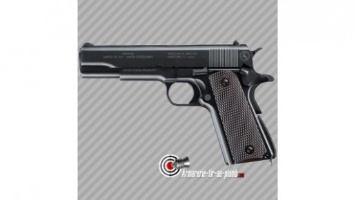 Pistolet à billes Colt 1911 HPA Culasse métal (0.5 joule) - Armurerie Loisir
