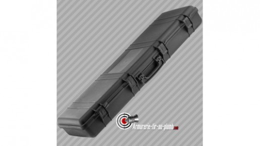 Mallette pour carabine polycarbonate noire - 105 cm