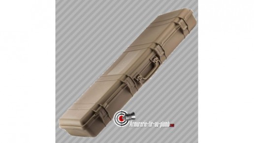 Mallette pour carabine polycarbonate TAN - 105 cm