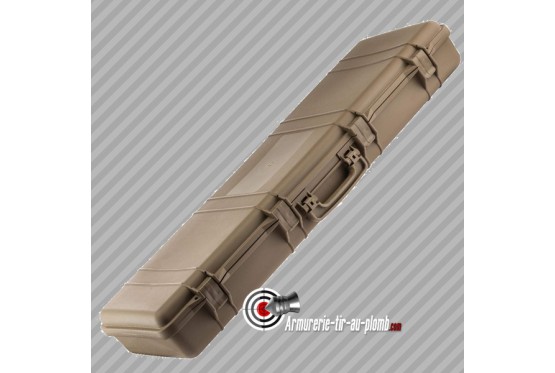 Mallette pour carabine polycarbonate TAN - 105 cm