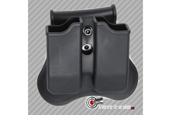 Holster polymère pour deux chargeurs de CZ P-09