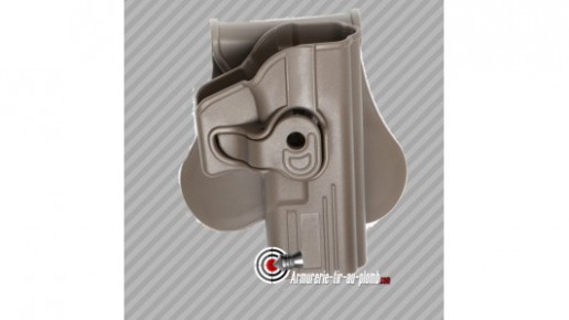 Holster ceinture rigide pistolet G series pour droitier finition FDE