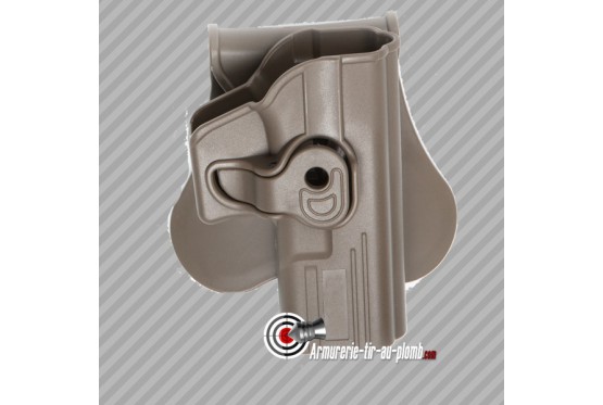 Holster ceinture rigide pistolet G series pour droitier finition FDE