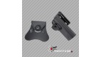 Holster ceinture rigide pistolet Colt 1911 Cytac en polymère