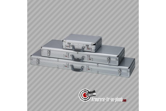 1 Mallette aluminium valise pour transport arme d'épaule 123cm