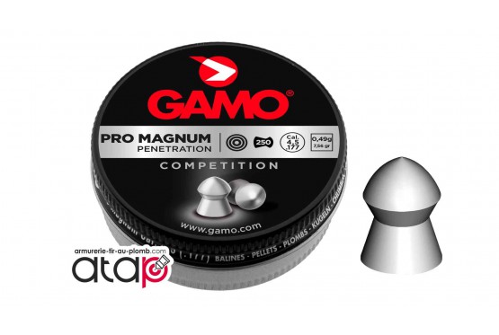 Gamo Pro Match Boîte de plomb pointu 4,5 mm