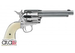 Revolver à bille d'acier Colt SAA 45 couleur nickel