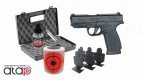 Pack fête des mères Pistolet bille acier Bersa 4.5 mm CO2