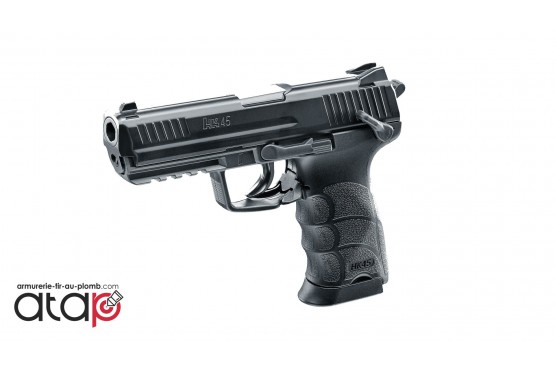 Pistolet Heckler & Koch HK45 CO2 noir billes acier 4.5mm