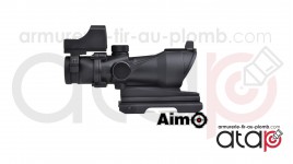 Viseur combo combat scope 4x32 QD et red dot sight noir