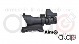 Viseur combo combat scope 4x32 QD et red dot sight noir