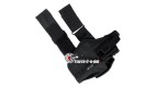 Holster de cuisse modulable pour droitier - Noir