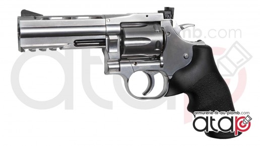 Dan Wesson 715 Canon 4 Pouces Silver Revolver À Plomb