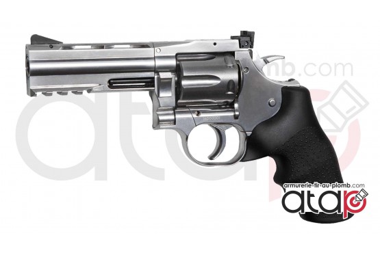 Dan Wesson 715 Canon 4 Pouces Silver Revolver À Plomb