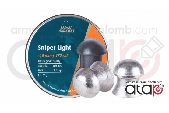 H&N Sport Sniper Light Plomb 4,5 mm