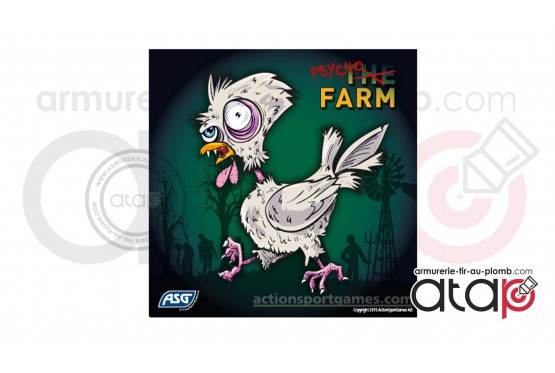 Lot de 100 cibles Psycho Farm carton 14x14