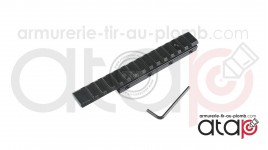 Adaptateur rail 11 en 22 Pour Fusil