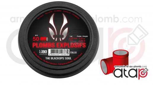 The Black Ops Soul Plomb explosif - Plomb 4.5 mm