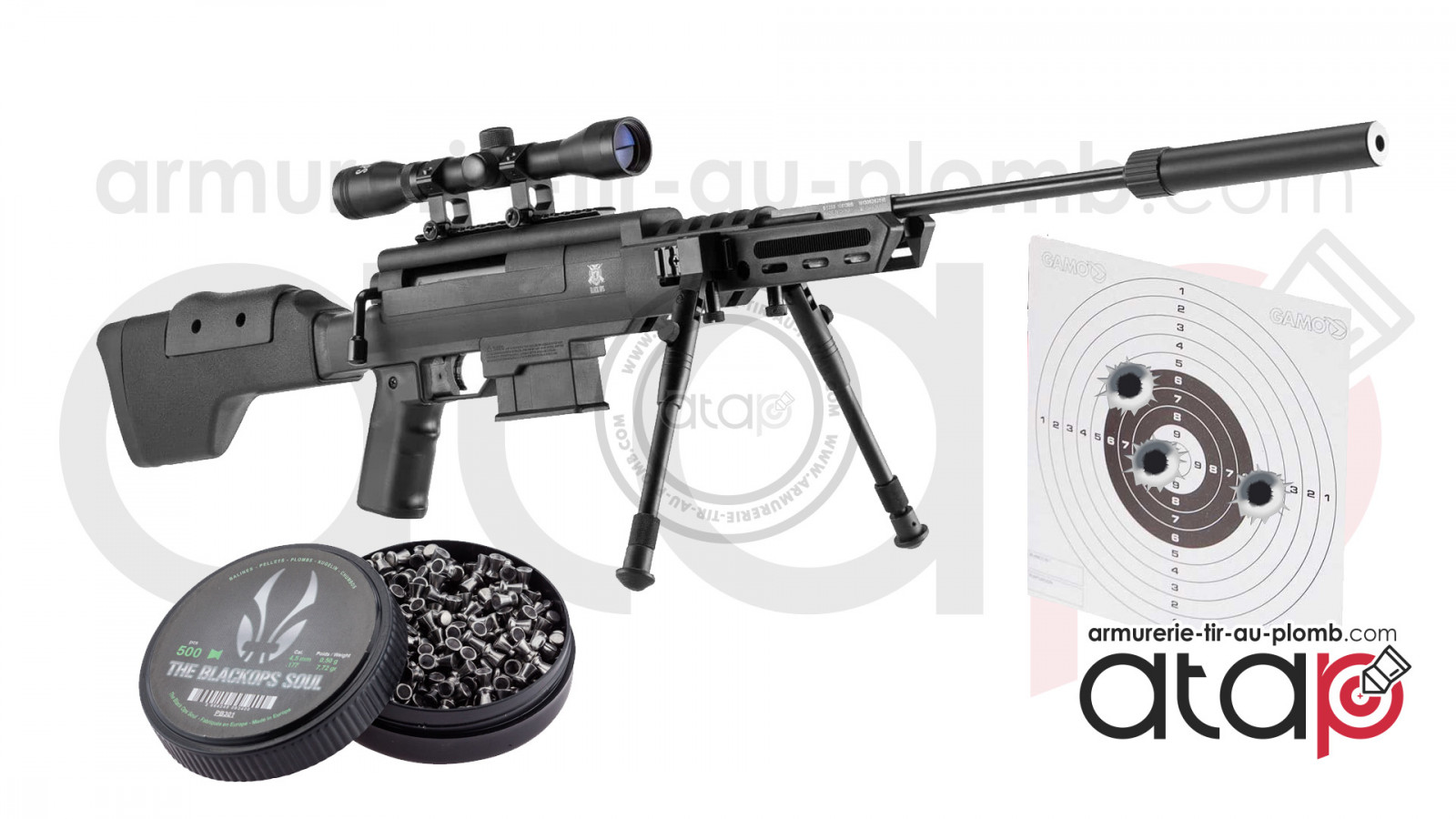 Carabine à air comprime Black Ops / black-ops / blackops Sniper