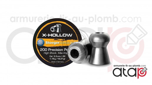 Stoeger X-Hollow - Plomb creux de chasse 5.5 mm