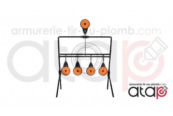 Cible Basculante target métal Pour Carabine À Plomb