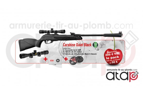 Pack Gamo Quiet Black - Carabine à Plomb