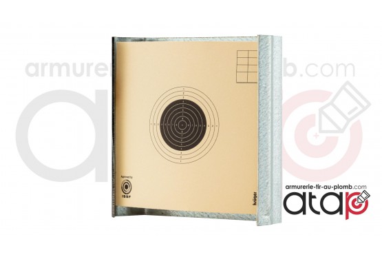 Porte Cible ultra plat 10x10 cm pour carabine et pistolet à plomb