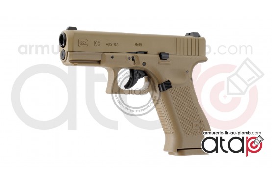 Pistolet Glock 19X Umarex, 4,5 mm BB blowback