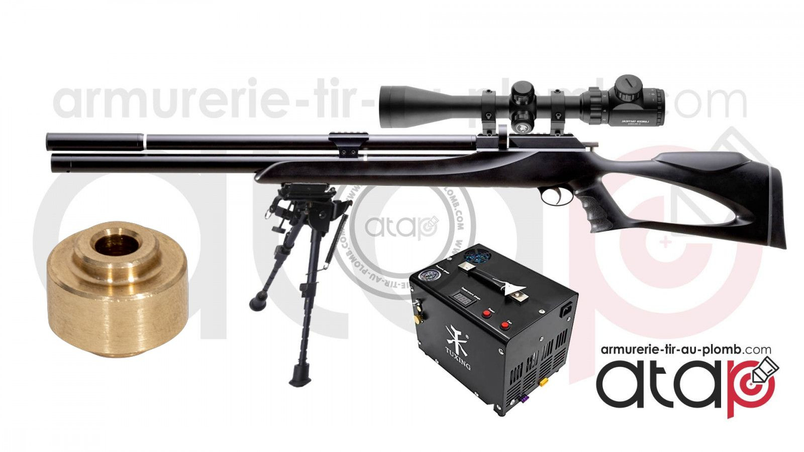 Pack carabine à plomb Tytan B3 4.5 (10 joules) - Armurerie Loisir