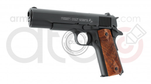 Colt 1911 full métal Classic Black Wood - Pistolet à billes acier 4.5 mm