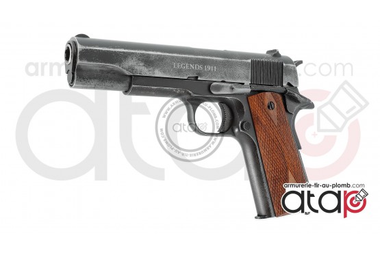 Colt 1911 full métal Legends - Pistolet à billes acier 4.5 mm