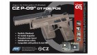 Pistolet à plombs CZ P-09 DT-FDE au CO2 - 3.7 joules - cal 4.5mm