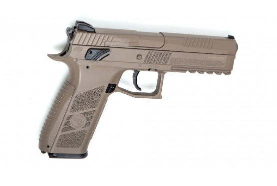 Pistolet à plombs CZ P-09 DT-FDE au CO2 - 3.7 joules - cal 4.5mm