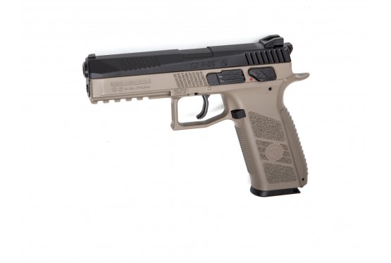 Pistolet à plombs CZ P-09 Noir-FDE au CO2 - 3.7 joules - cal 4.5mm