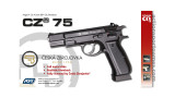 Pistolet CZ 75 a bille acier propulsion CO2