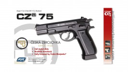 Pistolet CZ 75 a bille acier propulsion CO2