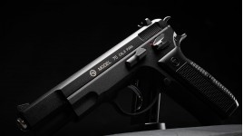 Pistolet CZ 75 a bille acier propulsion CO2