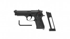 Réplique airgun à billes d'acier pistolet X9 Classic Blowback - CO2 - calibre 4.5mm