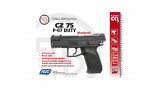 CZ 75 P-07 Duty Pistolet Bille Acier